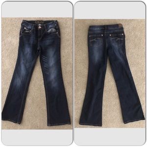 JUSTICE GIRLS JEAN SIZE 12R - WAIST 24 in INSEAM 27 in